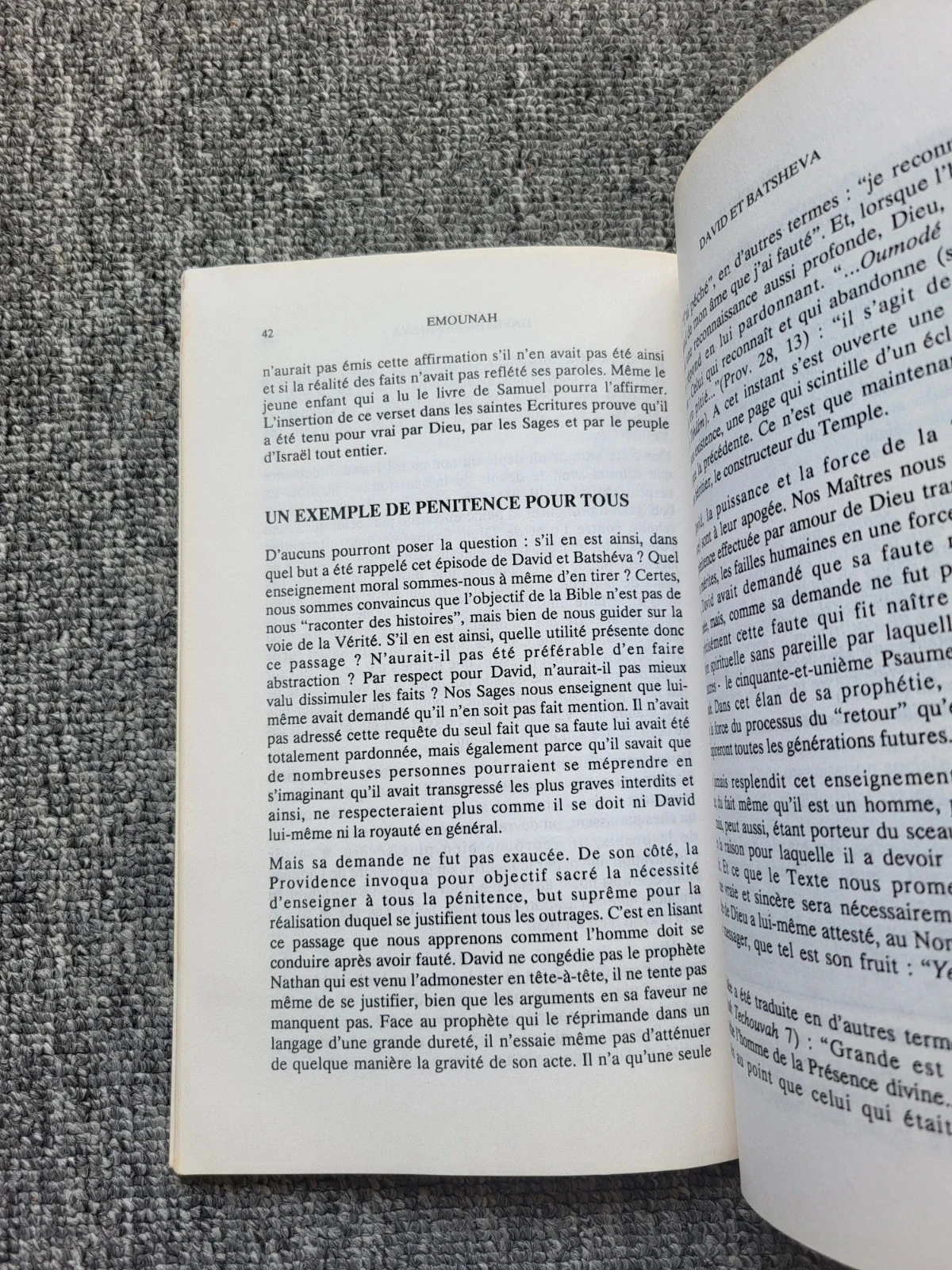 Livre Emounah n° 14 : Pensamento judeu, Torá, Judaísmo (Rabino Abdallah Somekh) - Raro – photo 3